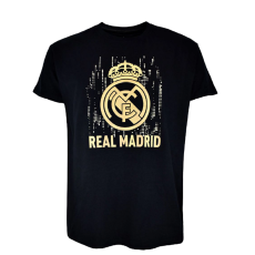Real Madrid A Real Madrid címeres gyermek pólója - fekete-arany - 12