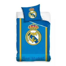 Real Madrid Blue Passion ágyneműhuzat 140×200cm, 70×90 cm lakástextília