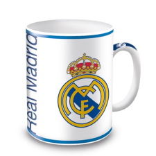 Real Madrid bögre - fehér-kék tányér és evőeszköz