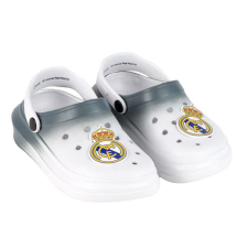 Real Madrid Coat of Arms White gyerek papucs, clog 28/29 gyerek papucs, mamusz