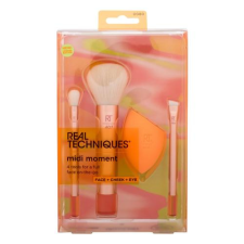Real Techniques Midi Moment Brush + Sponge Set sminkecset Ajándékcsomagok kozmetikai ajándékcsomag