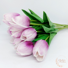  Real touch tulipán - lila dekorációs kellék