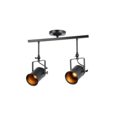 Reality Gemma Iron Black/White E27*2 D120*L550*H420 - REAL-638002-02 világítás