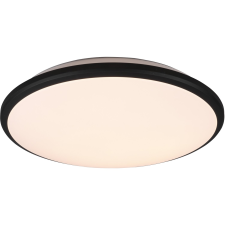 Reality Limbus LED-es mennyezeti lámpa fekete matt 50 cm átmérő világítás