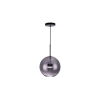 Reality Multiverse Pendant lamp, Alu+ acrylic + Iron+Glass black finishing +Smoked GlassLED 4000K 10W; 80lm/W;25000hours;CRI≧80;A+Size:D300*H1200CM - REAL-338101-02