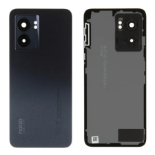 Realme 4150178 Gyári akkufedél hátlap - burkolati elem Realme Narzo 50 Fekete (Glass Black) mobiltelefon, tablet alkatrész