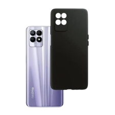  Realme 8i Telefontok - fekete szilikon tok tok és táska