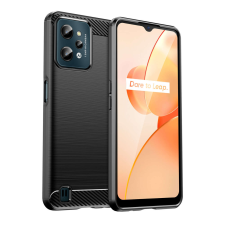 Realme Carbon Case tok Realme C31 rugalmas szilikon Carbon tok fekete tok és táska