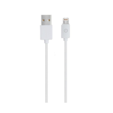 RealPower Lade/Datenkabel USB-A auf Lightning 1m weiß MFI (255649) kábel és adapter