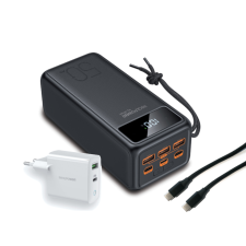 RealPower PB-56000 Pro Power Bank 56000mAh - Fekete power bank