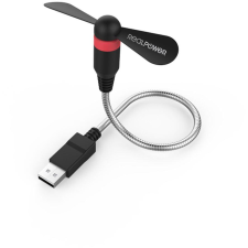 RealPower USB mini Ventilator  schwarz   USB-A (flexibel) (335263) ventilátor
