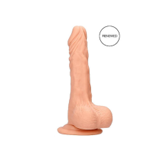 REALROCK Dong 10 - élethű, herés dildó (25cm) - natúr műpénisz, dildó