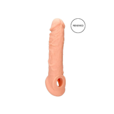 REALROCK Penis Sleeve 8 - péniszköpeny (21cm) - natúr péniszköpeny