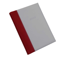 REALSYSTEM 2023-as linett 5611-36 b5 heti beosztású piros-fehér határidőnapló határidőnapló