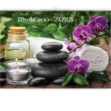 REALSYSTEM 2023-as Meditáció 6091 falinaptár (6091-ME) naptár, kalendárium