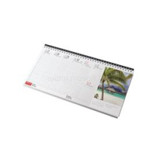 REALSYSTEM 2023-as Sziget 7971 képes zöld asztali naptár (7971-08) naptár, kalendárium