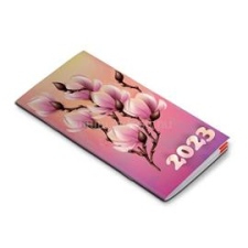 REALSYSTEM 2023-as Zsebirka 8011-53 magnólia naptár (8011-53) naptár, kalendárium