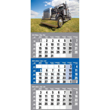 REALSYSTEM Falinaptár speditőr 3 tömbös 12 lapos 300mmx680mm, Kamion fejlappal Realsystem 2024. naptár, kalendárium