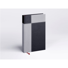 REALSYSTEM Határidőnapló Prémium M A/5, napi krémszínű lapokkal fekete Realsystem 2026. határidőnapló