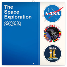 REALSYSTEM NASA, képes lemeznaptár 2022 naptár, kalendárium