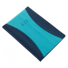 REALSYSTEM Prémium A, B5 heti beosztású határidőnapló, Kék határidőnapló