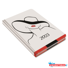 REALSYSTEM Zsebnaptár Fiestina hölgyeknek B/6 napi woman Realsystem 2023. naptár, kalendárium