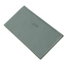 REALSYSTEM Zsebnaptár Realsystem Bolero fekvő sárga lapos szürke 2020. naptár, kalendárium