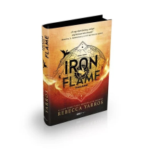 Rebecca Yarros Iron Flame - Vasláng - keménykötés - Fekete élfestett regény