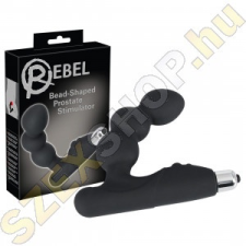 Rebel Bead-Shaped Prostate Stimulator - gömbös prosztata vibrátor - fekete vibrátorok