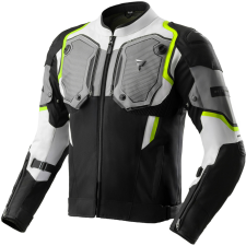 Rebelhorn Borg II motoros kabát fekete-szürke-fluo sárga motoros kabát