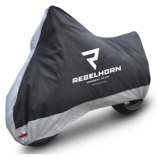 Rebelhorn Motorkerékpár huzat Rebelhorn Cover II fekete-ezüst motorponyva