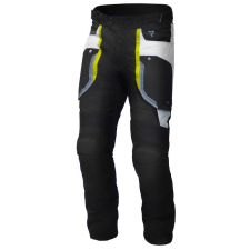 Rebelhorn Motoros nadrág Rebelhorn Borg fekete-szürke-neon sárga motoros nadrág