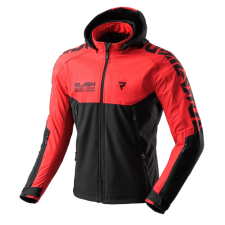 Rebelhorn Slash softshell motoros kabát fekete-piros motoros kabát