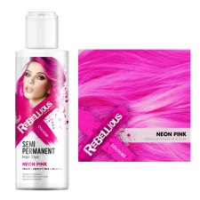 Rebellious Colour - Hajszínező Krém - Neon UV Pink (UV Reaktív) 100ml hajfesték, színező