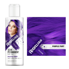 Rebellious Colour - Hajszínező Krém - Purple Fury 100ml hajfesték, színező