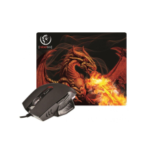 Rebeltec RED DRAGON Gaming Egér + Egérpad (RED DRAGON) egér