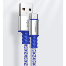 Recci KAB RECCI RTC-N33M Micro-USB szövet kábel - 2m kábel és adapter
