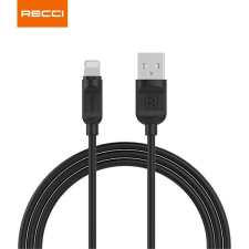 Recci RCL-P100B 1m Lightning - USB fekete adat- és töltőkábel kábel és adapter