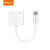 Recci RDS-A09 TypeC USB HUB fehér (6955482509715) (r6955482509715) - USB Elosztó