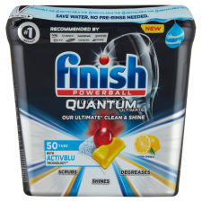 Reckitt Benckiser Finish Quantum Ultimate tabletta 50 db Lemon tisztító- és takarítószer, higiénia