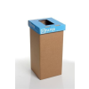 Recobin Szelektív hulladékgyűjtő, újrahasznosított, angol felirat, 20 l, RECOBIN "Mini", kék