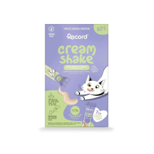  Record Cream Shake Funkcionális jutalomfalat macskáknak makrélás 7x12 g jutalomfalat macskáknak