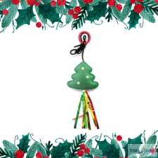  RECORD Karácsonyi Macskajáték Köteles Karácsonyfa 10x56 cm játék macskáknak