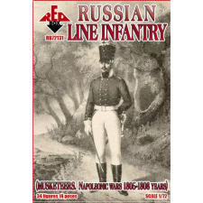  Red Box Russian line infantry(Musketeers)1805-08 1:72 (RB72131) makett