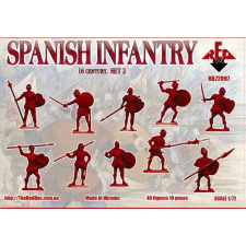  Red Box Spanish infantry, 16th century, set 2 1:72 (RB72097) makett