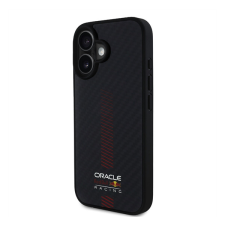 Red Bull Powerbar iPhone 16 Plus Carbon MagSafe tok, fekete tok és táska
