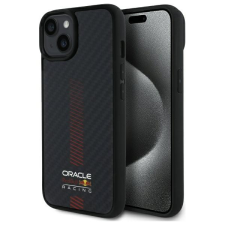 Red Bull RBHMP14S24CFGSMK Carbon Fiber Power Bar MagSafe-kompatibilis tok iPhone 14 - fekete tok és táska