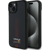 Red Bull RBHMP14S24CFGSMK Carbon Fiber Power Bar Magsafe-Kompatibilis Tok iPhone 14 - Fekete (RBHMP14S24CFGSMK)