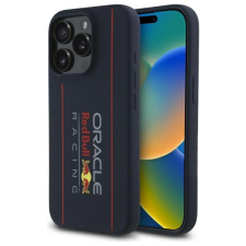 Red Bull RBHMP15L24SIOLRV Silicone Vertical Logo MagSafe-kompatibilis tok iPhone 15 Pro - sötétkék tok és táska