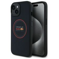 Red Bull RBHMP15S24PUILVR Leather Red Ring MagSafe-kompatibilis tok iPhone 15 - sötétkék tok és táska